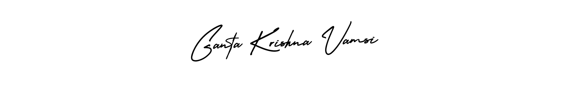 Similarly AmerikaSignatureDemo-Regular is the best handwritten signature design. Signature creator online .You can use it as an online autograph creator for name Ganta Krishna Vamsi. Ganta Krishna Vamsi signature style 3 images and pictures png