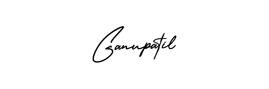 It looks lik you need a new signature style for name Ganupatil. Design unique handwritten (AmerikaSignatureDemo-Regular) signature with our free signature maker in just a few clicks. Ganupatil signature style 3 images and pictures png