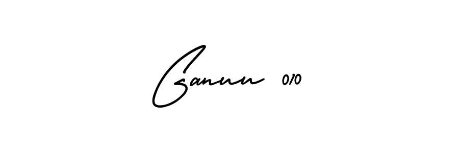 AmerikaSignatureDemo-Regular is a professional signature style that is perfect for those who want to add a touch of class to their signature. It is also a great choice for those who want to make their signature more unique. Get Ganuu 010 name to fancy signature for free. Ganuu 010 signature style 3 images and pictures png