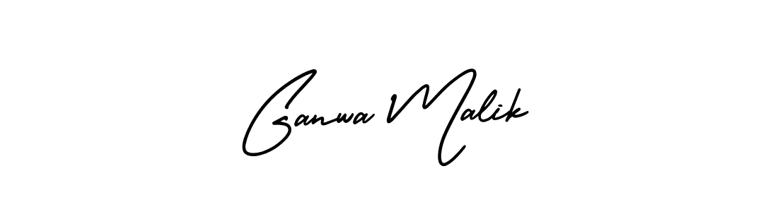 if you are searching for the best signature style for your name Ganwa Malik. so please give up your signature search. here we have designed multiple signature styles  using AmerikaSignatureDemo-Regular. Ganwa Malik signature style 3 images and pictures png