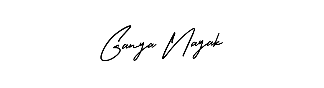 How to make Ganya Nayak signature? AmerikaSignatureDemo-Regular is a professional autograph style. Create handwritten signature for Ganya Nayak name. Ganya Nayak signature style 3 images and pictures png