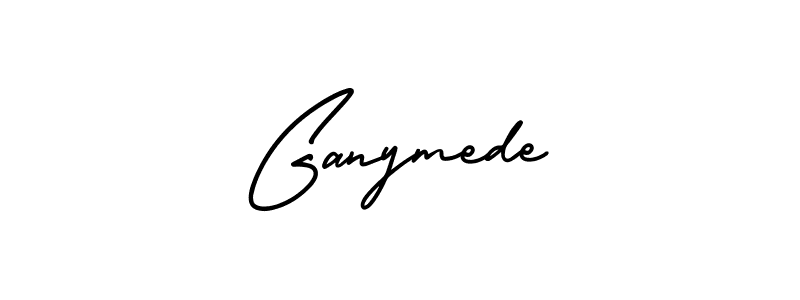 How to make Ganymede name signature. Use AmerikaSignatureDemo-Regular style for creating short signs online. This is the latest handwritten sign. Ganymede signature style 3 images and pictures png