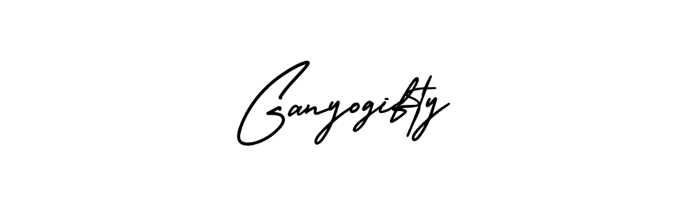 Create a beautiful signature design for name Ganyogifty. With this signature (AmerikaSignatureDemo-Regular) fonts, you can make a handwritten signature for free. Ganyogifty signature style 3 images and pictures png