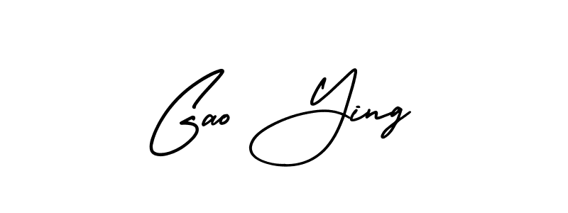 Check out images of Autograph of Gao Ying name. Actor Gao Ying Signature Style. AmerikaSignatureDemo-Regular is a professional sign style online. Gao Ying signature style 3 images and pictures png