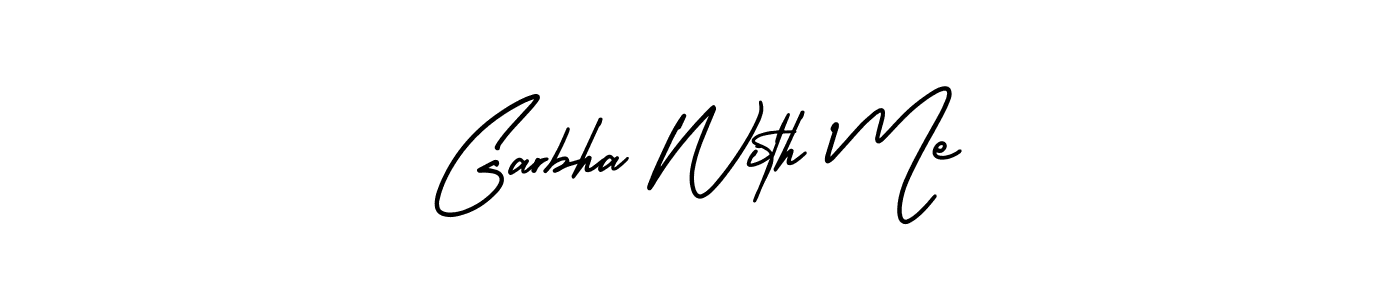 Create a beautiful signature design for name Garbha With Me. With this signature (AmerikaSignatureDemo-Regular) fonts, you can make a handwritten signature for free. Garbha With Me signature style 3 images and pictures png