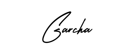 Stand out with a creative autograph for Garcha. The AmerikaSignatureDemo-Regular styling blends modern aesthetics with classic signature flourishes. Garcha signature style 3 images and pictures png