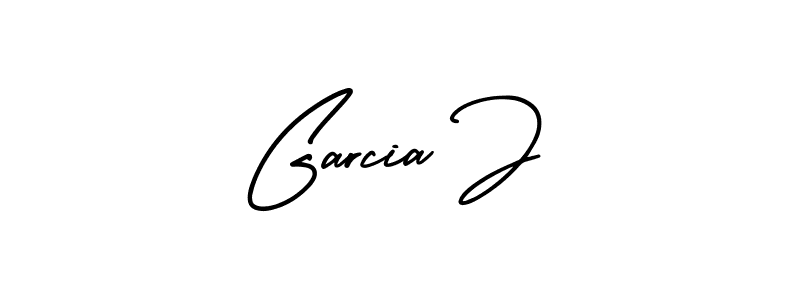 Garcia J stylish signature style. Best Handwritten Sign (AmerikaSignatureDemo-Regular) for my name. Handwritten Signature Collection Ideas for my name Garcia J. Garcia J signature style 3 images and pictures png