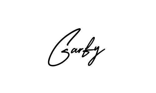 It looks lik you need a new signature style for name Garfy. Design unique handwritten (AmerikaSignatureDemo-Regular) signature with our free signature maker in just a few clicks. Garfy signature style 3 images and pictures png