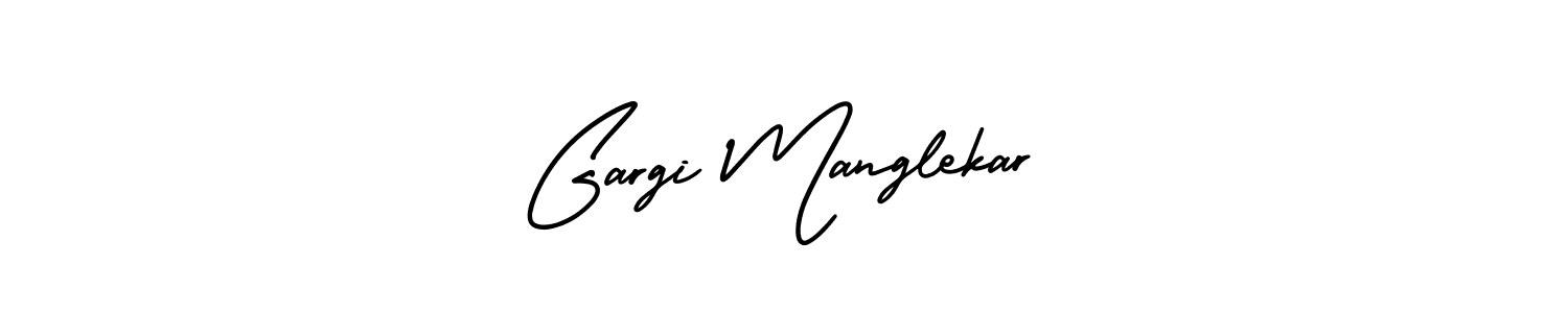 Best and Professional Signature Style for Gargi Manglekar. AmerikaSignatureDemo-Regular Best Signature Style Collection. Gargi Manglekar signature style 3 images and pictures png