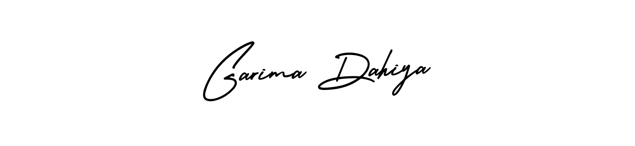 This is the best signature style for the Garima Dahiya name. Also you like these signature font (AmerikaSignatureDemo-Regular). Mix name signature. Garima Dahiya signature style 3 images and pictures png
