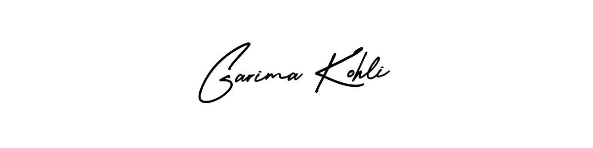 Also we have Garima Kohli name is the best signature style. Create professional handwritten signature collection using AmerikaSignatureDemo-Regular autograph style. Garima Kohli signature style 3 images and pictures png