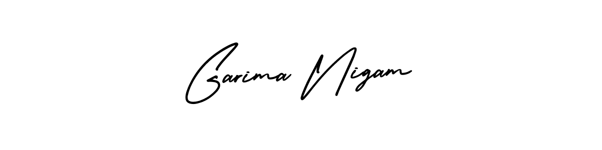 if you are searching for the best signature style for your name Garima Nigam. so please give up your signature search. here we have designed multiple signature styles  using AmerikaSignatureDemo-Regular. Garima Nigam signature style 3 images and pictures png