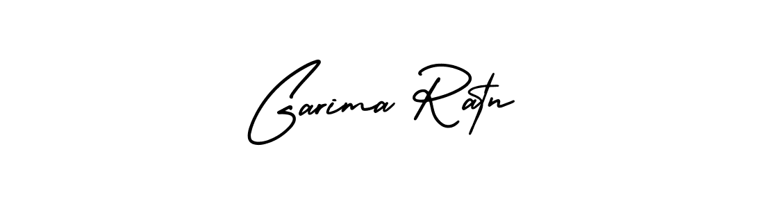 Design your own signature with our free online signature maker. With this signature software, you can create a handwritten (AmerikaSignatureDemo-Regular) signature for name Garima Ratn. Garima Ratn signature style 3 images and pictures png