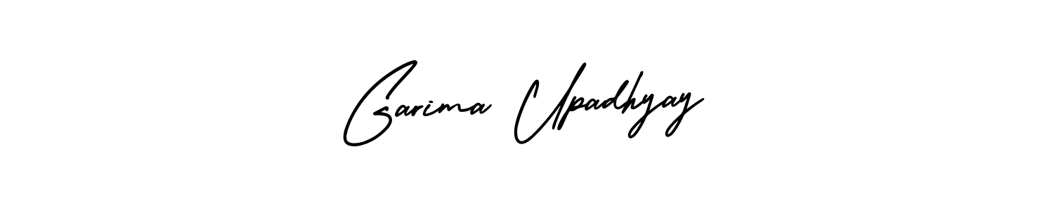 Design your own signature with our free online signature maker. With this signature software, you can create a handwritten (AmerikaSignatureDemo-Regular) signature for name Garima Upadhyay. Garima Upadhyay signature style 3 images and pictures png