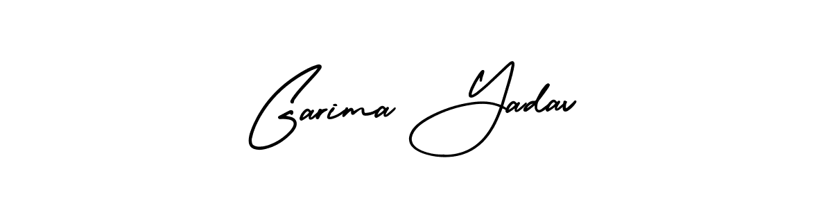 How to make Garima Yadav signature? AmerikaSignatureDemo-Regular is a professional autograph style. Create handwritten signature for Garima Yadav name. Garima Yadav signature style 3 images and pictures png