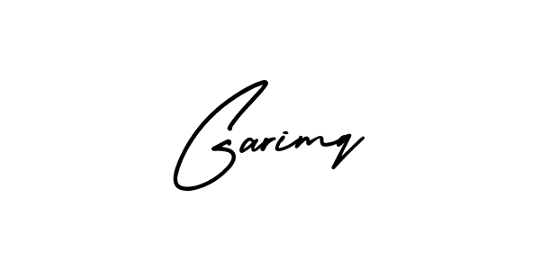 How to make Garimq signature? AmerikaSignatureDemo-Regular is a professional autograph style. Create handwritten signature for Garimq name. Garimq signature style 3 images and pictures png