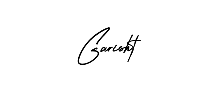Similarly AmerikaSignatureDemo-Regular is the best handwritten signature design. Signature creator online .You can use it as an online autograph creator for name Garisht. Garisht signature style 3 images and pictures png