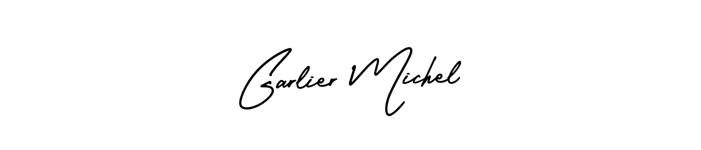 It looks lik you need a new signature style for name Garlier Michel. Design unique handwritten (AmerikaSignatureDemo-Regular) signature with our free signature maker in just a few clicks. Garlier Michel signature style 3 images and pictures png
