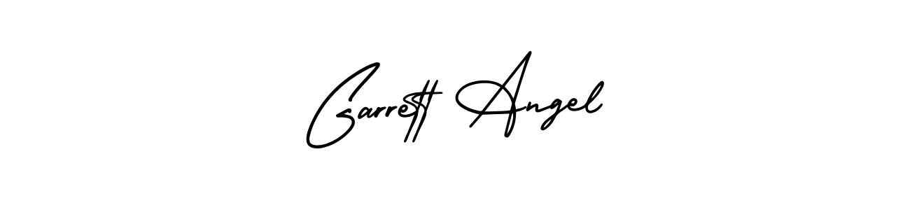 Similarly AmerikaSignatureDemo-Regular is the best handwritten signature design. Signature creator online .You can use it as an online autograph creator for name Garrett Angel. Garrett Angel signature style 3 images and pictures png