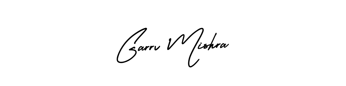 Make a beautiful signature design for name Garrv Mishra. With this signature (AmerikaSignatureDemo-Regular) style, you can create a handwritten signature for free. Garrv Mishra signature style 3 images and pictures png