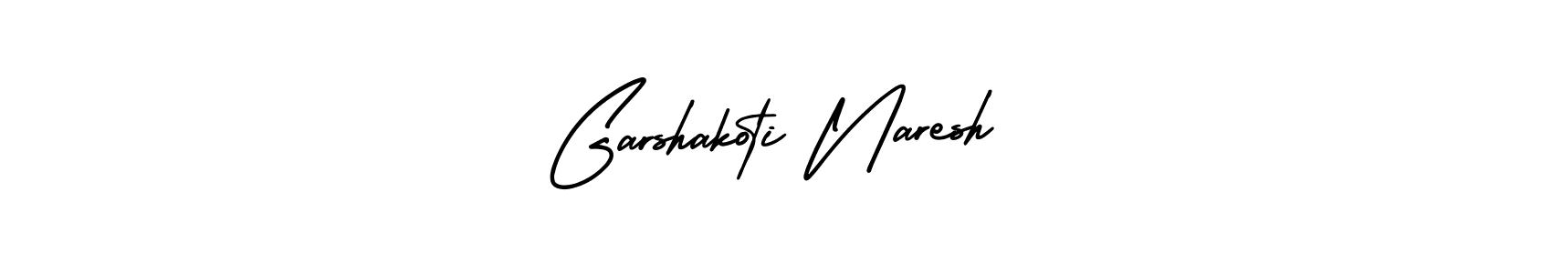 Also we have Garshakoti Naresh name is the best signature style. Create professional handwritten signature collection using AmerikaSignatureDemo-Regular autograph style. Garshakoti Naresh signature style 3 images and pictures png