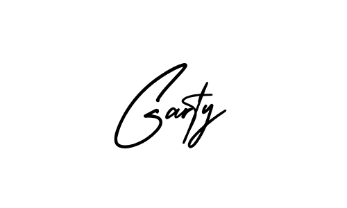 This is the best signature style for the Garty name. Also you like these signature font (AmerikaSignatureDemo-Regular). Mix name signature. Garty signature style 3 images and pictures png