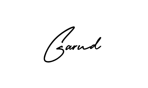 Garud stylish signature style. Best Handwritten Sign (AmerikaSignatureDemo-Regular) for my name. Handwritten Signature Collection Ideas for my name Garud. Garud signature style 3 images and pictures png