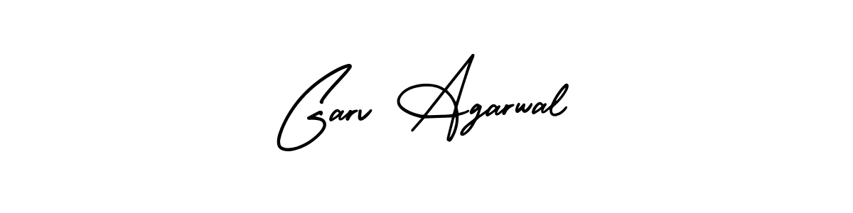 It looks lik you need a new signature style for name Garv Agarwal. Design unique handwritten (AmerikaSignatureDemo-Regular) signature with our free signature maker in just a few clicks. Garv Agarwal signature style 3 images and pictures png