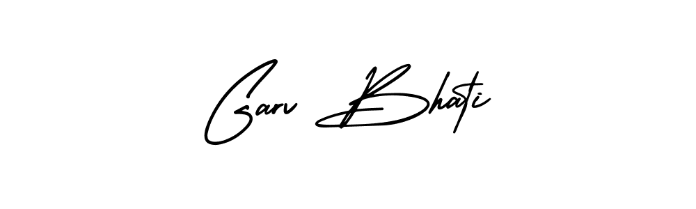 Also You can easily find your signature by using the search form. We will create Garv Bhati name handwritten signature images for you free of cost using AmerikaSignatureDemo-Regular sign style. Garv Bhati signature style 3 images and pictures png