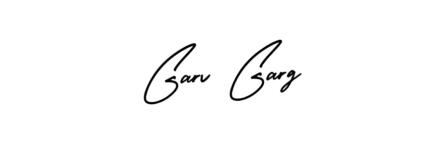 Use a signature maker to create a handwritten signature online. With this signature software, you can design (AmerikaSignatureDemo-Regular) your own signature for name Garv Garg. Garv Garg signature style 3 images and pictures png