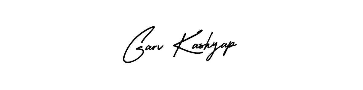 How to make Garv Kashyap signature? AmerikaSignatureDemo-Regular is a professional autograph style. Create handwritten signature for Garv Kashyap name. Garv Kashyap signature style 3 images and pictures png