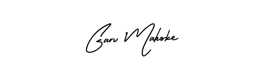 Also You can easily find your signature by using the search form. We will create Garv Mahske name handwritten signature images for you free of cost using AmerikaSignatureDemo-Regular sign style. Garv Mahske signature style 3 images and pictures png