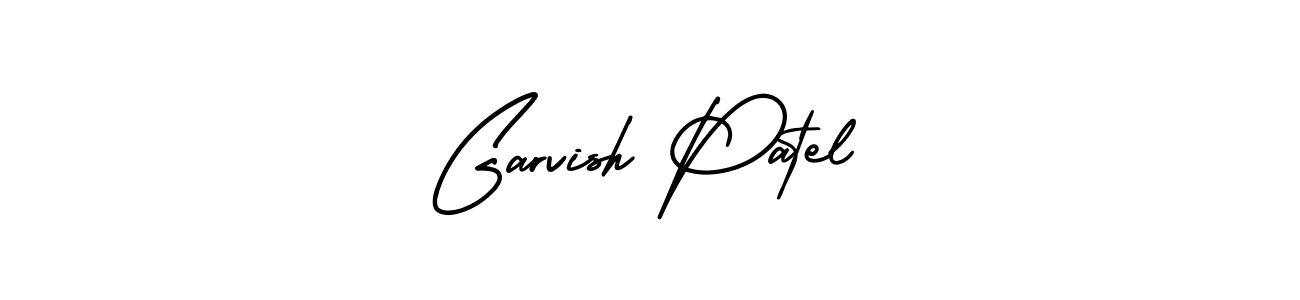 Make a beautiful signature design for name Garvish Patel. Use this online signature maker to create a handwritten signature for free. Garvish Patel signature style 3 images and pictures png