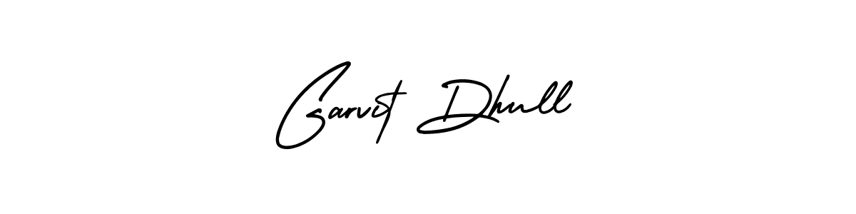 Create a beautiful signature design for name Garvit Dhull. With this signature (AmerikaSignatureDemo-Regular) fonts, you can make a handwritten signature for free. Garvit Dhull signature style 3 images and pictures png