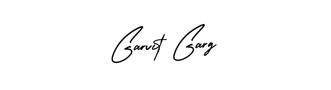 Use a signature maker to create a handwritten signature online. With this signature software, you can design (AmerikaSignatureDemo-Regular) your own signature for name Garvit Garg. Garvit Garg signature style 3 images and pictures png