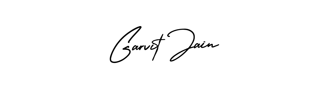 How to Draw Garvit Jain signature style? AmerikaSignatureDemo-Regular is a latest design signature styles for name Garvit Jain. Garvit Jain signature style 3 images and pictures png