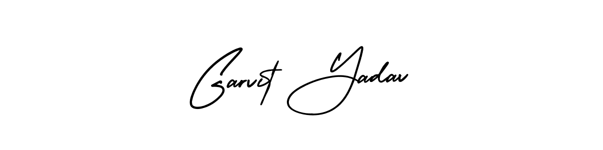 Make a short Garvit Yadav signature style. Manage your documents anywhere anytime using AmerikaSignatureDemo-Regular. Create and add eSignatures, submit forms, share and send files easily. Garvit Yadav signature style 3 images and pictures png
