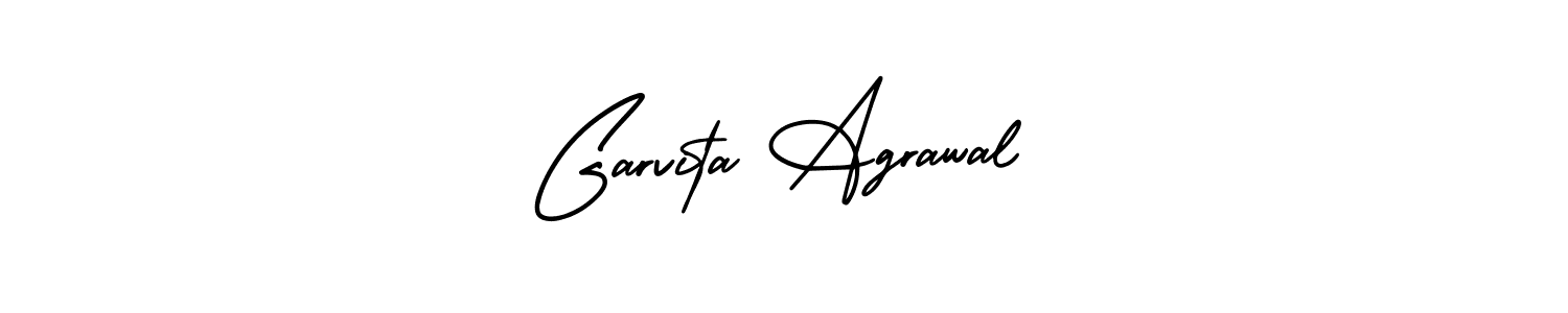 Design your own signature with our free online signature maker. With this signature software, you can create a handwritten (AmerikaSignatureDemo-Regular) signature for name Garvita Agrawal. Garvita Agrawal signature style 3 images and pictures png