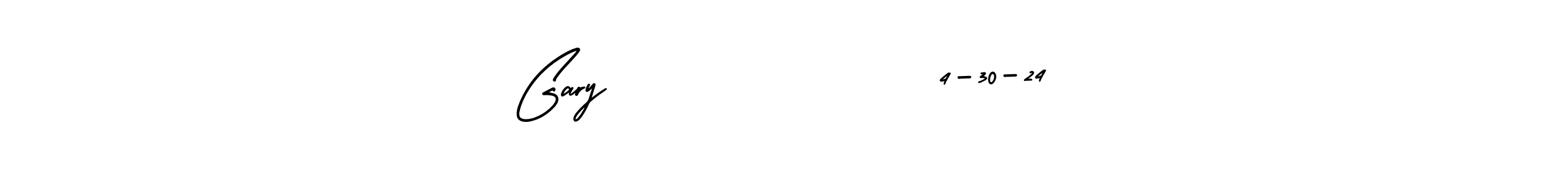 Use a signature maker to create a handwritten signature online. With this signature software, you can design (AmerikaSignatureDemo-Regular) your own signature for name Gary               4-30-24. Gary               4-30-24 signature style 3 images and pictures png