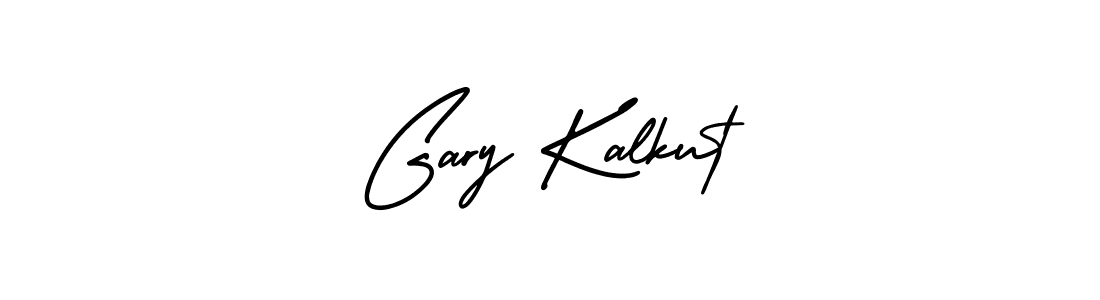 How to make Gary Kalkut name signature. Use AmerikaSignatureDemo-Regular style for creating short signs online. This is the latest handwritten sign. Gary Kalkut signature style 3 images and pictures png