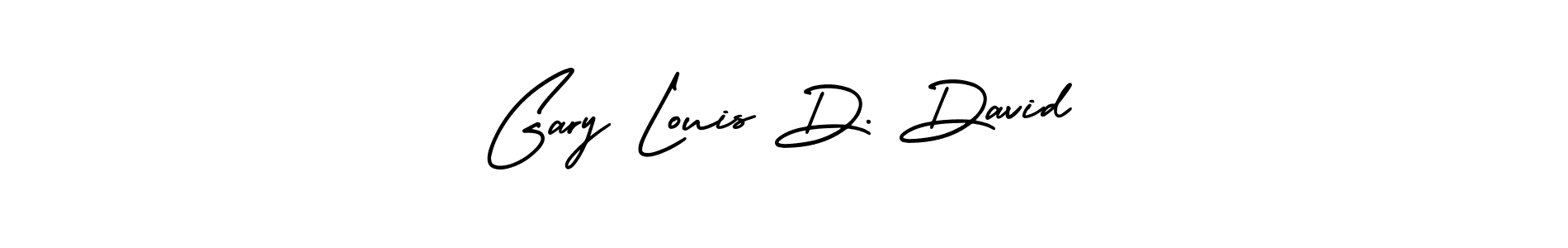 Create a beautiful signature design for name Gary Louis D. David. With this signature (AmerikaSignatureDemo-Regular) fonts, you can make a handwritten signature for free. Gary Louis D. David signature style 3 images and pictures png