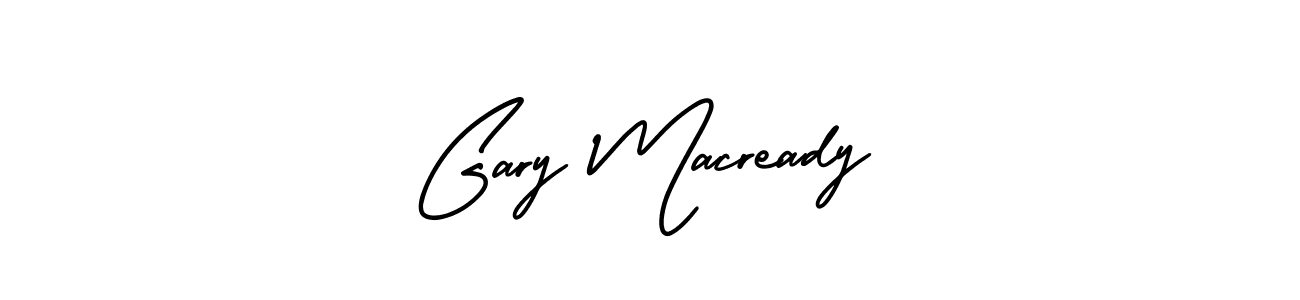 How to make Gary Macready name signature. Use AmerikaSignatureDemo-Regular style for creating short signs online. This is the latest handwritten sign. Gary Macready signature style 3 images and pictures png