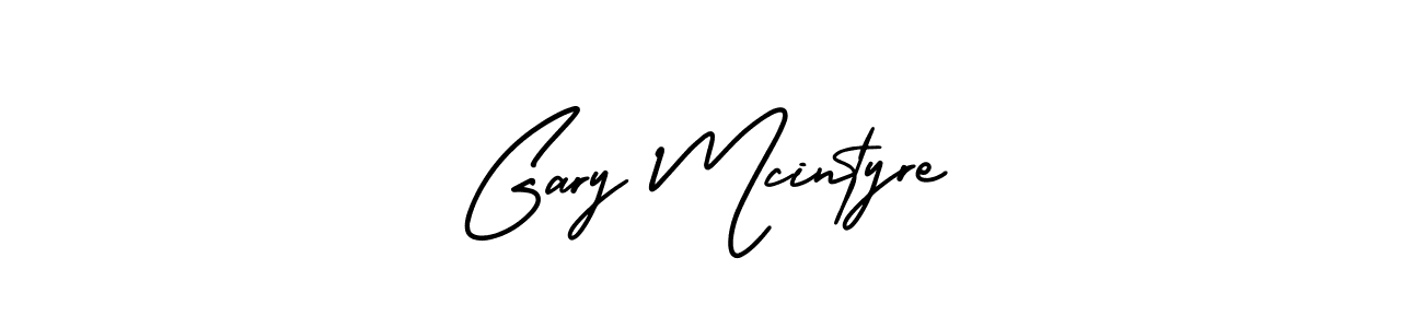 How to make Gary Mcintyre name signature. Use AmerikaSignatureDemo-Regular style for creating short signs online. This is the latest handwritten sign. Gary Mcintyre signature style 3 images and pictures png