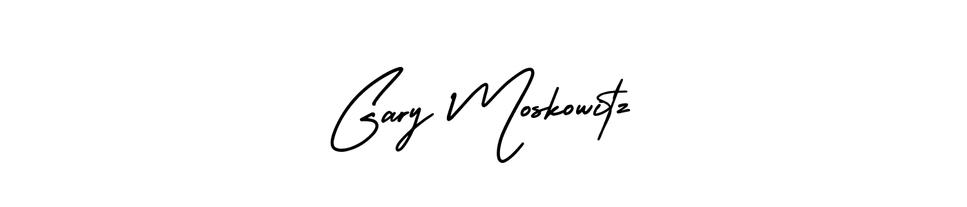 Gary Moskowitz stylish signature style. Best Handwritten Sign (AmerikaSignatureDemo-Regular) for my name. Handwritten Signature Collection Ideas for my name Gary Moskowitz. Gary Moskowitz signature style 3 images and pictures png