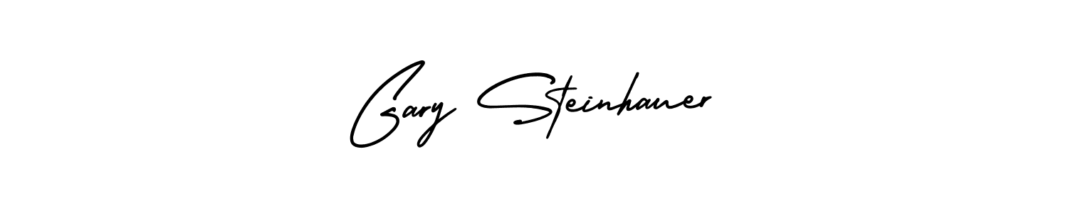 Gary Steinhauer stylish signature style. Best Handwritten Sign (AmerikaSignatureDemo-Regular) for my name. Handwritten Signature Collection Ideas for my name Gary Steinhauer. Gary Steinhauer signature style 3 images and pictures png