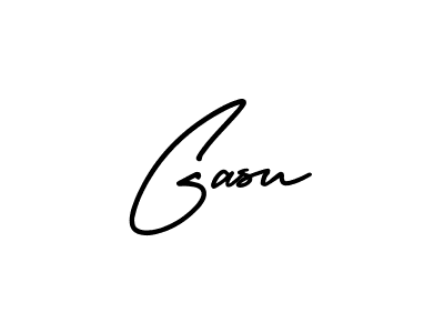 You should practise on your own different ways (AmerikaSignatureDemo-Regular) to write your name (Gasu) in signature. don't let someone else do it for you. Gasu signature style 3 images and pictures png