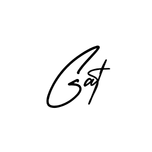 Also we have Gat name is the best signature style. Create professional handwritten signature collection using AmerikaSignatureDemo-Regular autograph style. Gat signature style 3 images and pictures png