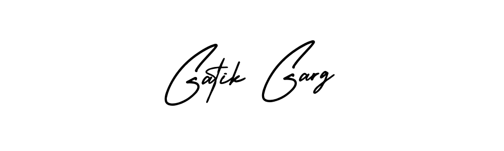 AmerikaSignatureDemo-Regular is a professional signature style that is perfect for those who want to add a touch of class to their signature. It is also a great choice for those who want to make their signature more unique. Get Gatik Garg name to fancy signature for free. Gatik Garg signature style 3 images and pictures png