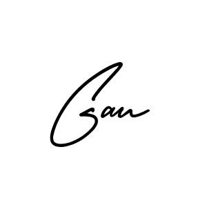 Make a beautiful signature design for name Gau. Use this online signature maker to create a handwritten signature for free. Gau signature style 3 images and pictures png