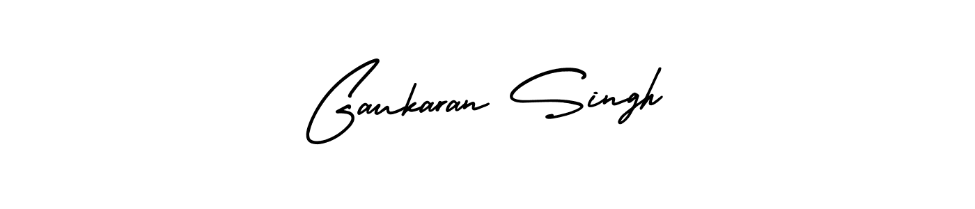 How to Draw Gaukaran Singh signature style? AmerikaSignatureDemo-Regular is a latest design signature styles for name Gaukaran Singh. Gaukaran Singh signature style 3 images and pictures png